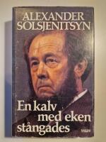 En kalv med eken st&aring;ngades