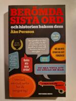 Ber&ouml;mda sista ord : och historien bakom dem
