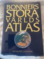 Bonniers stora v&auml;rldsatlas [Kartografiskt material]