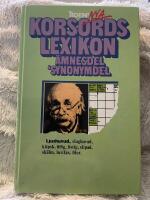 Tidens nya korsordslexikon : ämnesdel/synonymdel