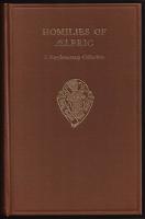 Homilies of &AElig;lfric: A Supplementary Collection. Vol. I