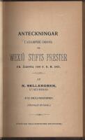 Anteckningar i alfabetisk ordning om Wexi&ouml; Stifts prester fr. &auml;ldsta tid t.o.m. 1875