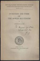 Function and Form of the Roman Belvedere