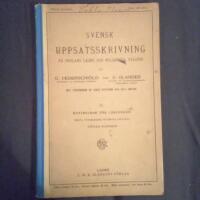 Svensk uppsatsskrivning p&aring; skolans l&auml;gre och mellersta stadier