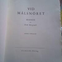 Vid m&aring;lsn&ouml;ret &ndash; Minnen