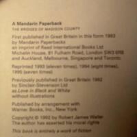 The Bridges of Madison County