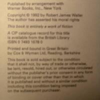 The Bridges of Madison County