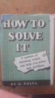 How to Solve It