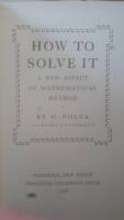 How to Solve It