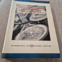 Unit operations of chemical engineering