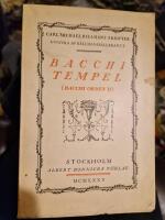 Bacchi Tempel ( Bacci orden II ) Bellmans skriftet