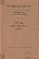 Liber Genesis / Liber Psalmorum / Liber Jesaiae