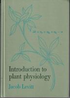 Introduction to plant physiology