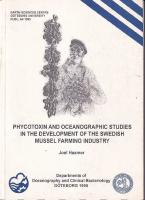 Phycotoxin and oceanographic studies in the development of the Swedish mussel farming industry