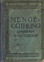 Menge - Güthling Lateinisches Wörterbuch