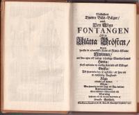 W&auml;llustens Twenne Bl&aring;sb&auml;lgor neml. Den h&ouml;ga Fontangen aff de Bl&aring;tta Br&ouml;sten....