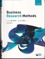 Business research methods