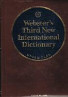 Webster's third New International Dictionary
