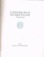 G&ouml;teborgs Sp&aring;rv&auml;gar 1879 - 1929