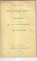 Report on the Sea and Inland Fisheries for the years 1926, 1927 and 1928