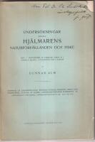 Unders&ouml;kningar r&ouml;rande Hj&auml;lmarens naturf&ouml;rh&aring;llanden och fiske