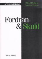Fordran och skuld
