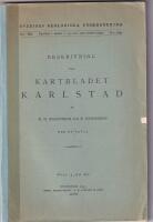 Beskrivning till Kartbladet Karlstad