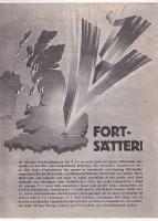 V 1 forts&auml;tter + V 1 + den brittiska propagandan