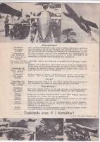 V 1 forts&auml;tter + V 1 + den brittiska propagandan