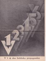 V 1 forts&auml;tter + V 1 + den brittiska propagandan