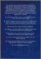 The Cambridge guide to Litterature in English
