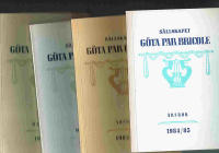 S&auml;llskapet G&ouml;ta Par Bricole Matrikel 1978/79 - 1979/80 - 1983/84 - 1984/85