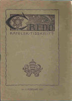 CREDO - Katolsk tidskrift Nr 2 1927