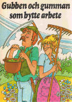 Gubben och gumman som bytte arbete : svensk folksaga