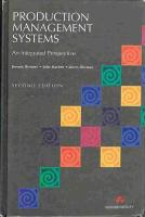 Production Management Systems -  An Integrated Perspective 