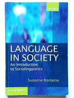 Language in society - an introduction to sociolinguistics