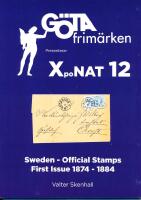Sweden-Official Stamps First Issue 1874-1884 XpoNAT 12
