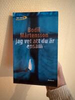 Jag vet att du &auml;r ensam