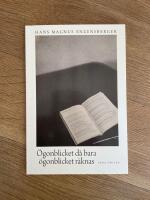 &Ouml;gonblicket d&aring; bara &ouml;gonblicket r&auml;knas - sena dikter