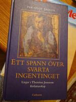 Ett spann &ouml;ver svarta ingentinget : linjer i Thorsten Jonssons f&ouml;rfattarskap