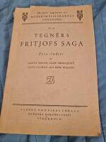 Tegn&eacute;rs Fritjof saga 4 studier