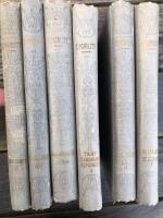 Guld-Elsa, Tant Cordula m.fl. Bokpaket: 6 st herrg&aring;rdsromaner i dekorativa jugendband