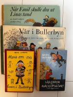 Astrid Lindgren, 4 klassiska barnb&ouml;cker (Bullerbyn, Emil & Karlsson p&aring; taket)