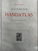 Andrees Allgemeiner Handatlas (1881) - F&ouml;rsta utg&aring;van (86 kartor)
