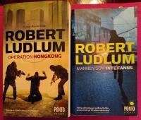 BOKPAKET - 2xROBERT LUDLUM. -Mannen som inte fanns + Operation Hongkong