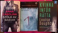 BOKPAKET 3 x DECKARDEBUT - 1. St&ouml;ld av babian + 2. Solstorm + 3. Kvinna inf&ouml;r r&auml;tta