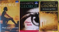 BOKPAKET: 3 x ELISABETH GEORGE - F&ouml;r hennes eget b&auml;sta + Med svek i sinnet + Klara bevis