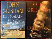 BOKPAKET: 2 x INBUNDEN GRISHAM - Domen + Det m&aring;lade huset