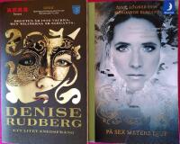 BOKAKET: 2 x DENISE RUDBERG - Ett litet snedspr&aring;ng + P&aring; sex meters djup