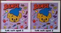 BOKPAKET: 2 x BAMSE - Lek och spel 1 + Lek och spel 2